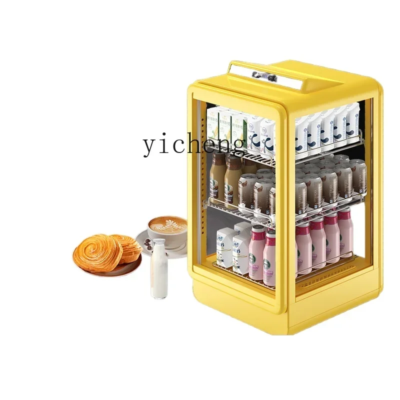 ZF Beverage Heating Display Cabinet Commercial Hot Drink Cabinet Convenience Store Heating Small Incubator