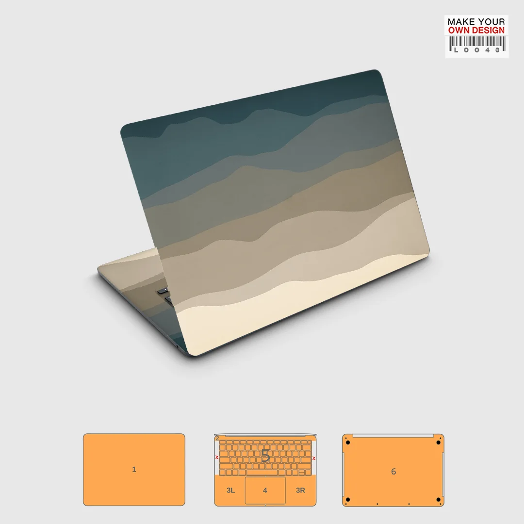 Colorful Skin Sticker for Macbook Air 13 2025 2024 Macbook Air M1 M2 M3 Sticker Vinyl Removable Decal Skin