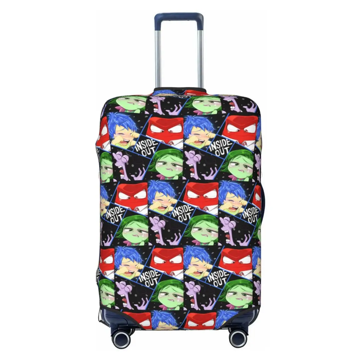 

Custom Inside Out Comic Luggage Cover Elastic Classic Travel Suitcase Protective Covers Suit For 18-32 inch