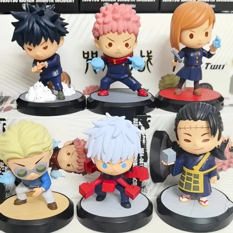 

Genuine Jujutsu Kaisen Shibuya Incident Blind Box Yuji Itadori Satoru Gojo Action Figures Room Ornaments Toy Girls Creative Gift