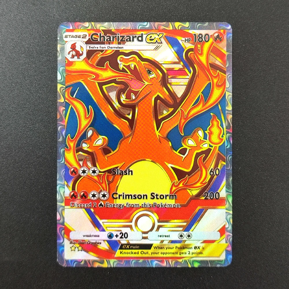 DIY TCG Pocket English Deluxe Pack ex A4b Lillie Charizard Solgaleo Palkia Mewtwo Mew Eevee Lugia Lunala Arceus Game Card Toy