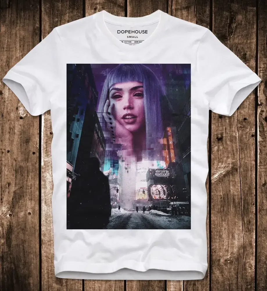 T-Shirt Blade Runner Bladerunner Rick Deckard Rachel Androids Cyberpunk Cult Movie Sci-Fi
