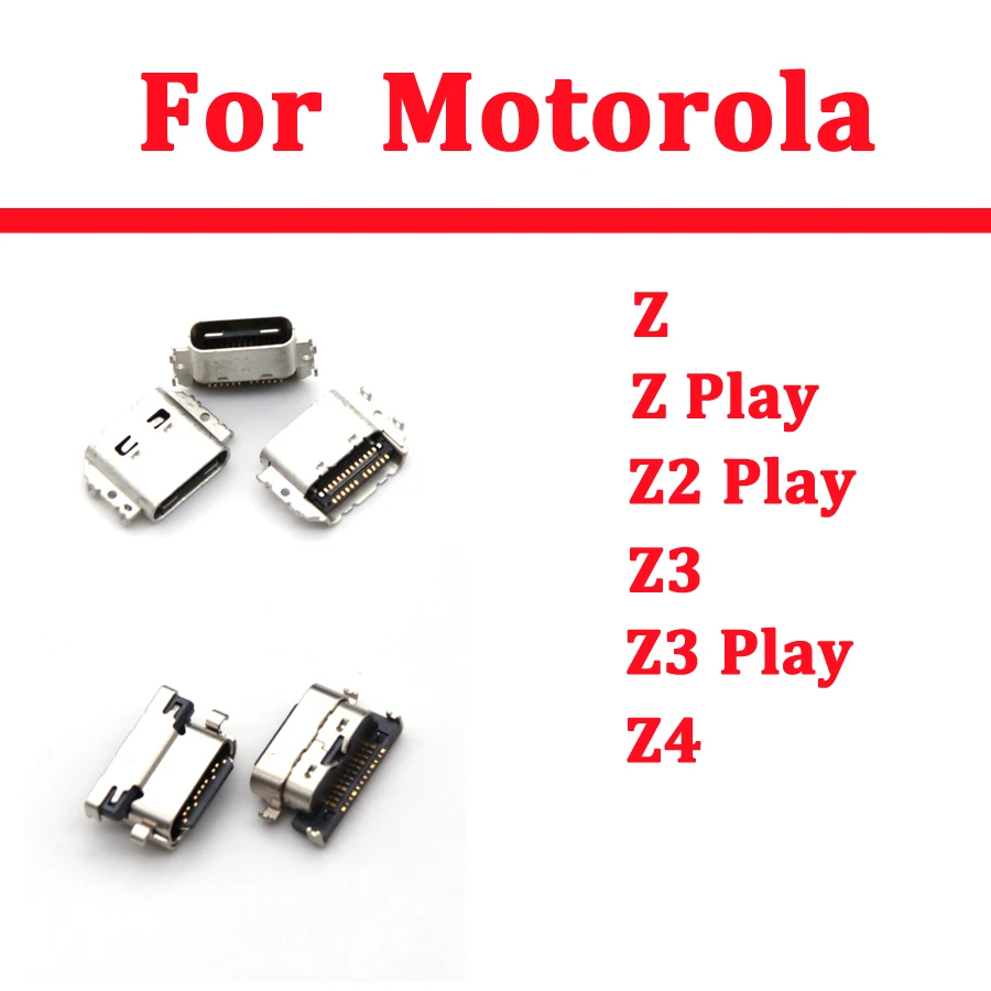 5Pcs USB Charging Jack Port Connector Charger Plug Dock For Motorola Moto Z/Z Play/Z3 Play/Z4 XT1650-05 XT1635 Replacement Parts