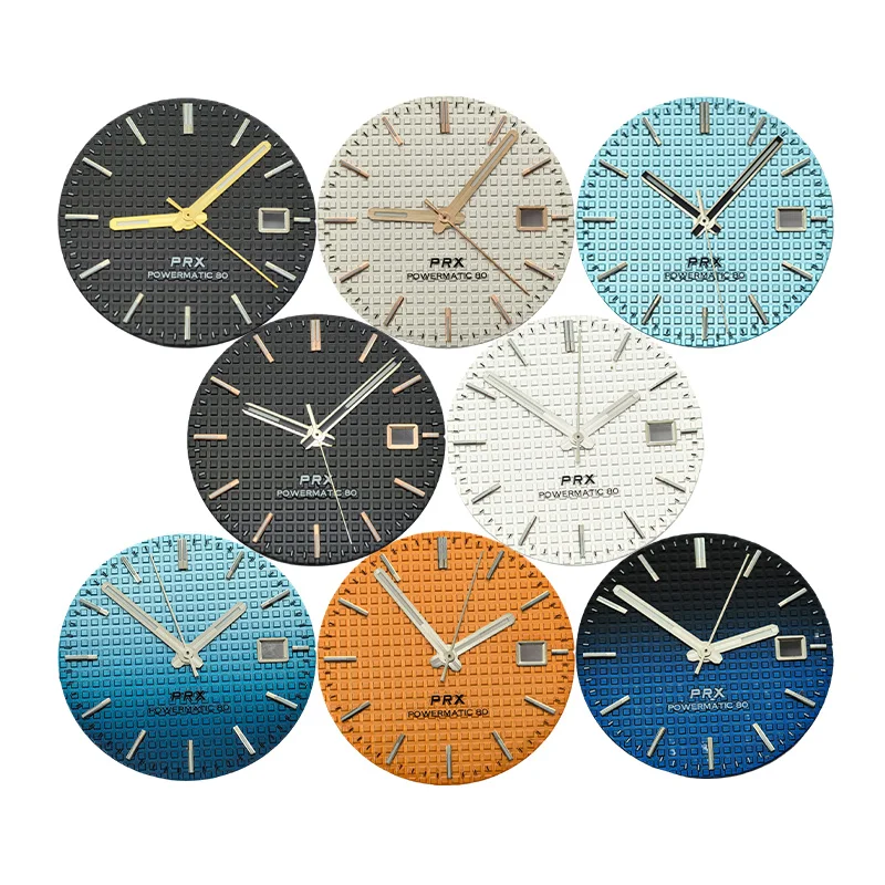 Dial 31.8mm Watch Dial and Hands Fits NH35 NH36 NH38 4R 7S Movement PRX Super Player Mechanical Watch Dial Retrofit Parts Kits