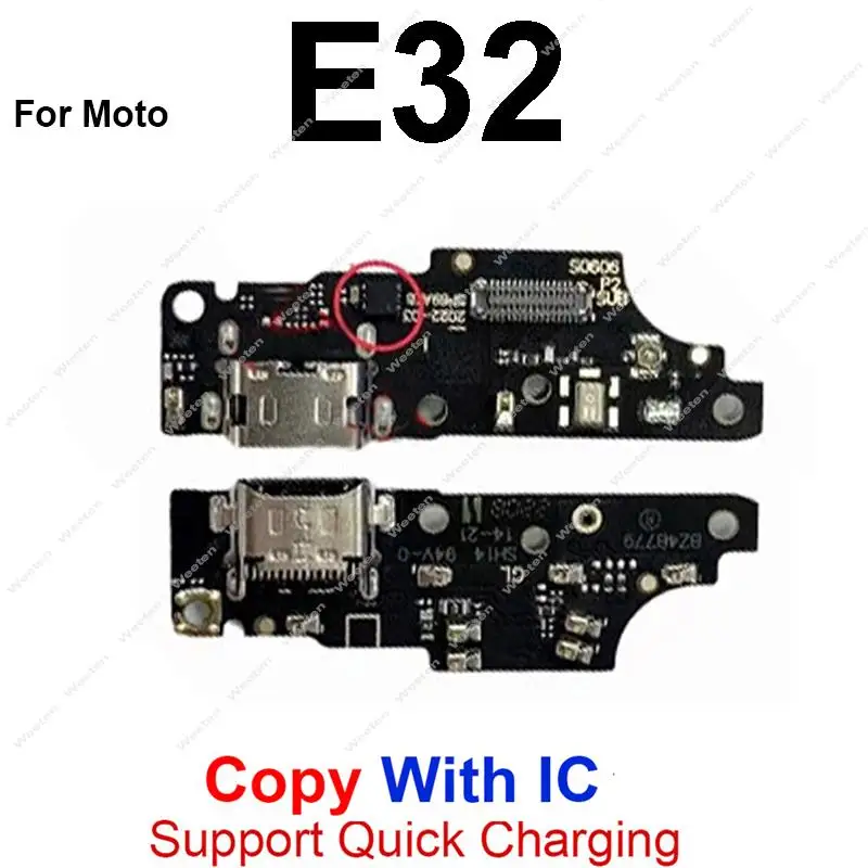 USB Charging Port Connector Flex Cable Board For Mototrola MOTO E20 E30 E40 E22 E22i E32 USB Charger Dock Board Parts