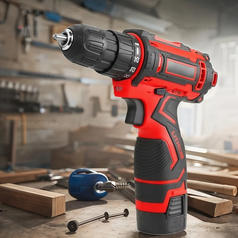 

16.8V Cordless Drill Electric Screwdriver Mini Wireless Power Driver DC Lithium-Ion Battery 10mm 3/8-Inch