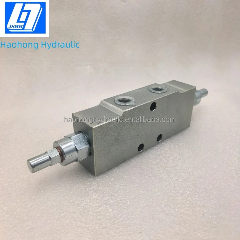 VBCD-G3/8-DE-A Double Overcenter Valve Zinc Plated Steel Angle Structure 2-Way 40 L/min G3/8 Port 350bar Hydraulic