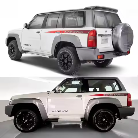Car Vinyl sticker FOR Nissan Patrol Y61 SUPER SAFARI body exterior decoration personalized custom sports decal accessories