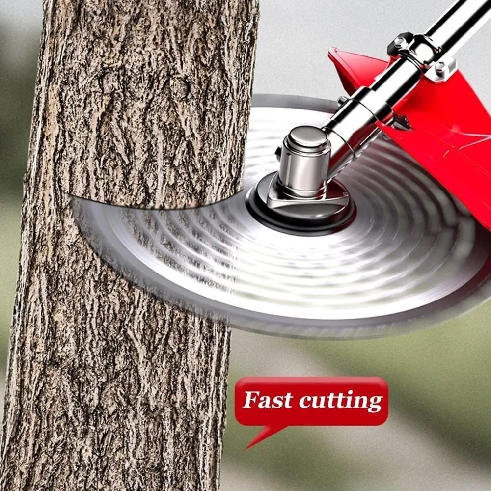 Kabelloser Mehrzweck-Trimmer und Unkrautjäter mit ausziehbarem Griff für die Hausgartenarbeit