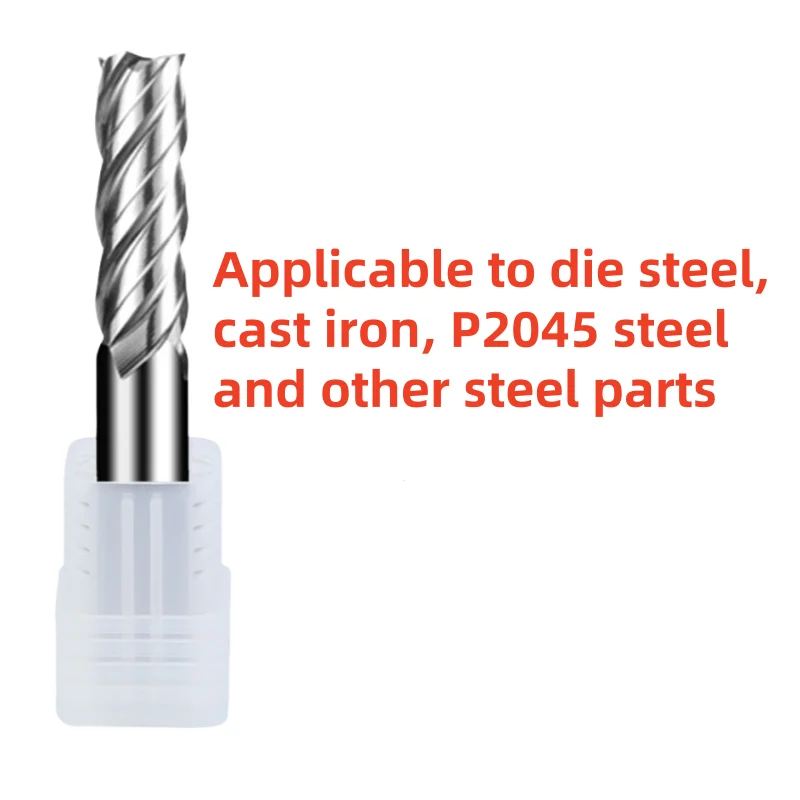 1 قطعة 3-16 مللي متر سيرميت قاطعة المطحنة HRC75 4 الناي نك مسطحة القاع سوبر غير المطلي عالية الصلابة الصلب نهاية مطحنة السيراميك نهاية المطاحن