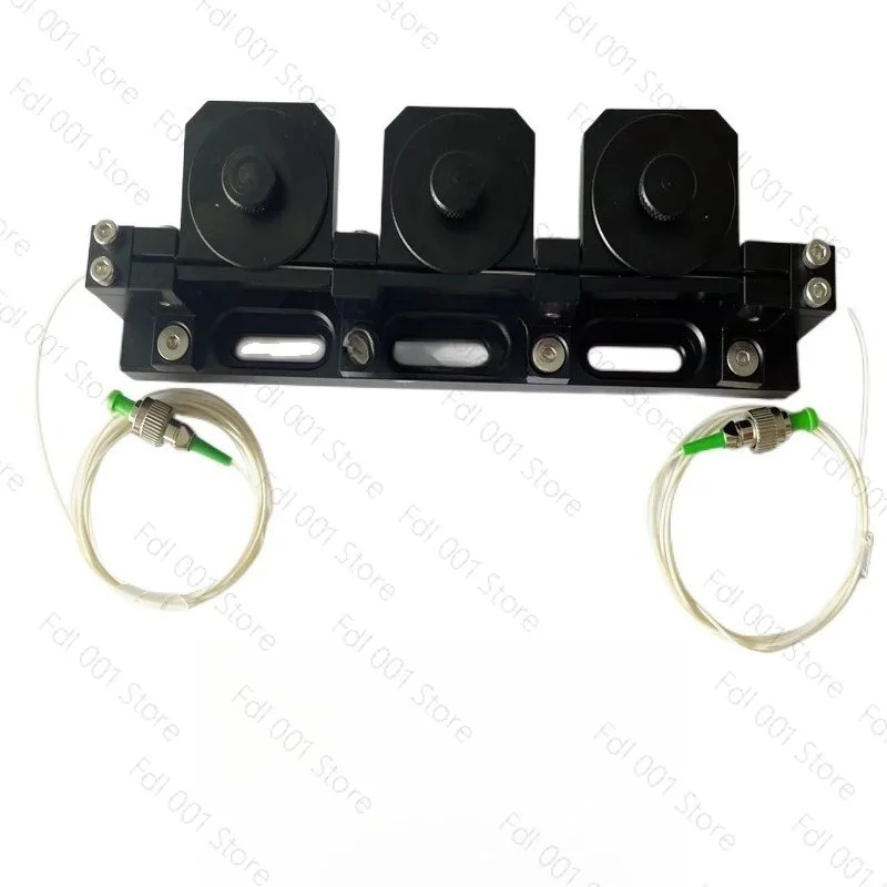3 Paddle Manual Mechanical Fiber Polarization Controller Wavelength Connector Optional