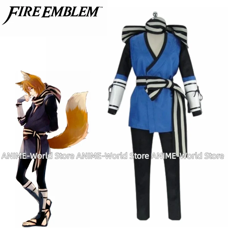 Game Fire Emblem Fates IF Nishiki Kaden Cosplay Costume Custom size Any Size