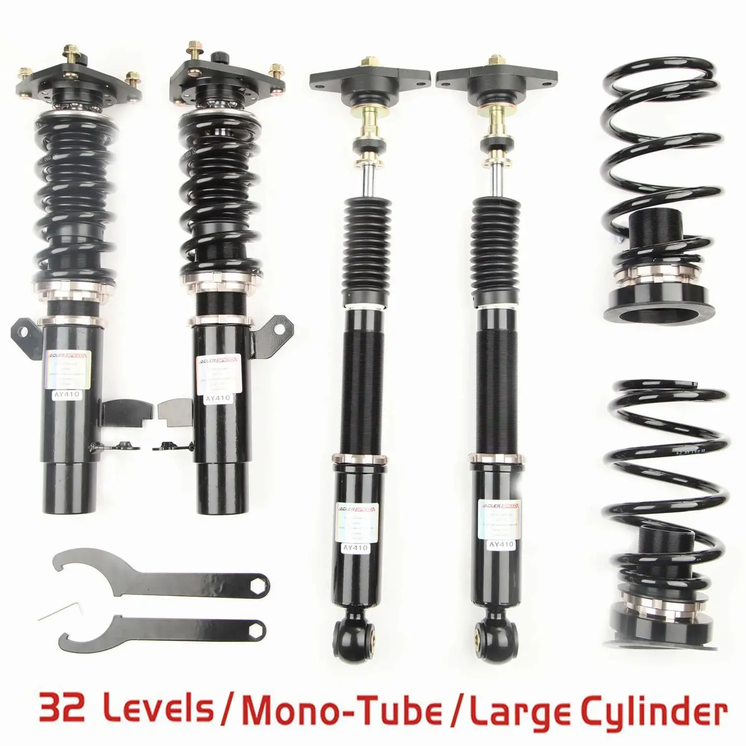 Coilovers Kit baru untuk 12-18 Ford Focus FWD (P3), untuk Ford C-MAX (MK3) tinggi peredam kejut dapat diatur