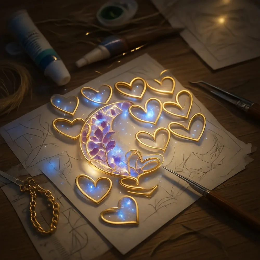 

40 открытых шармов-рамок в форме сердца из нержавеющей стали с покрытием из розового золота для изготовления украшений своими руками, серег