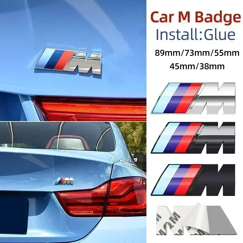 

3D ABS Fender Emblem Rear Trunk Badge Stickers for BMW M E82 E90 E91 E92 E93 F30 E61 E64 E03 F04 F15 E72 E83 E84 F10 F20 G30 G20