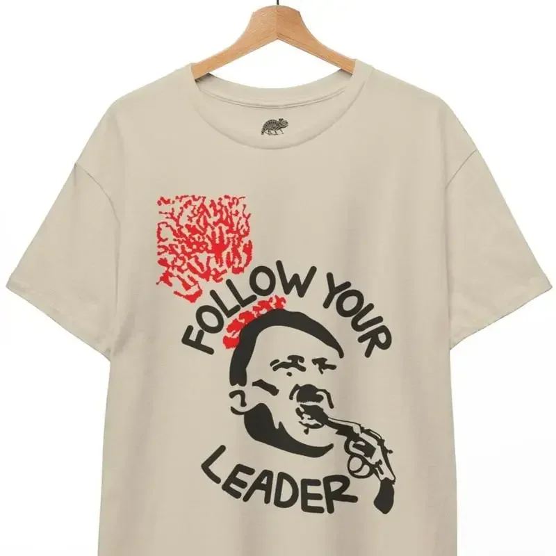 Follow Your Leader T-Shirt, Metal Punk Cust Black Leftover Crack Oj, Unisex Tee