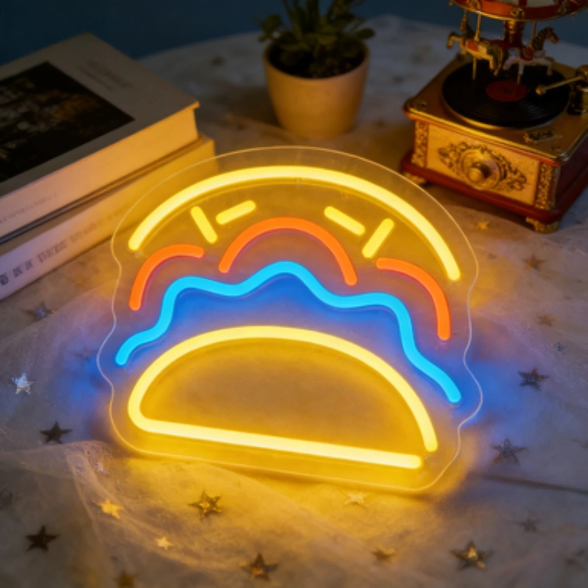 

Taco Neon Sign LED Night Light USB Rechargeable Mexican Food Theme Decoration Lamp for Home Bar Kitchen Party Gifts