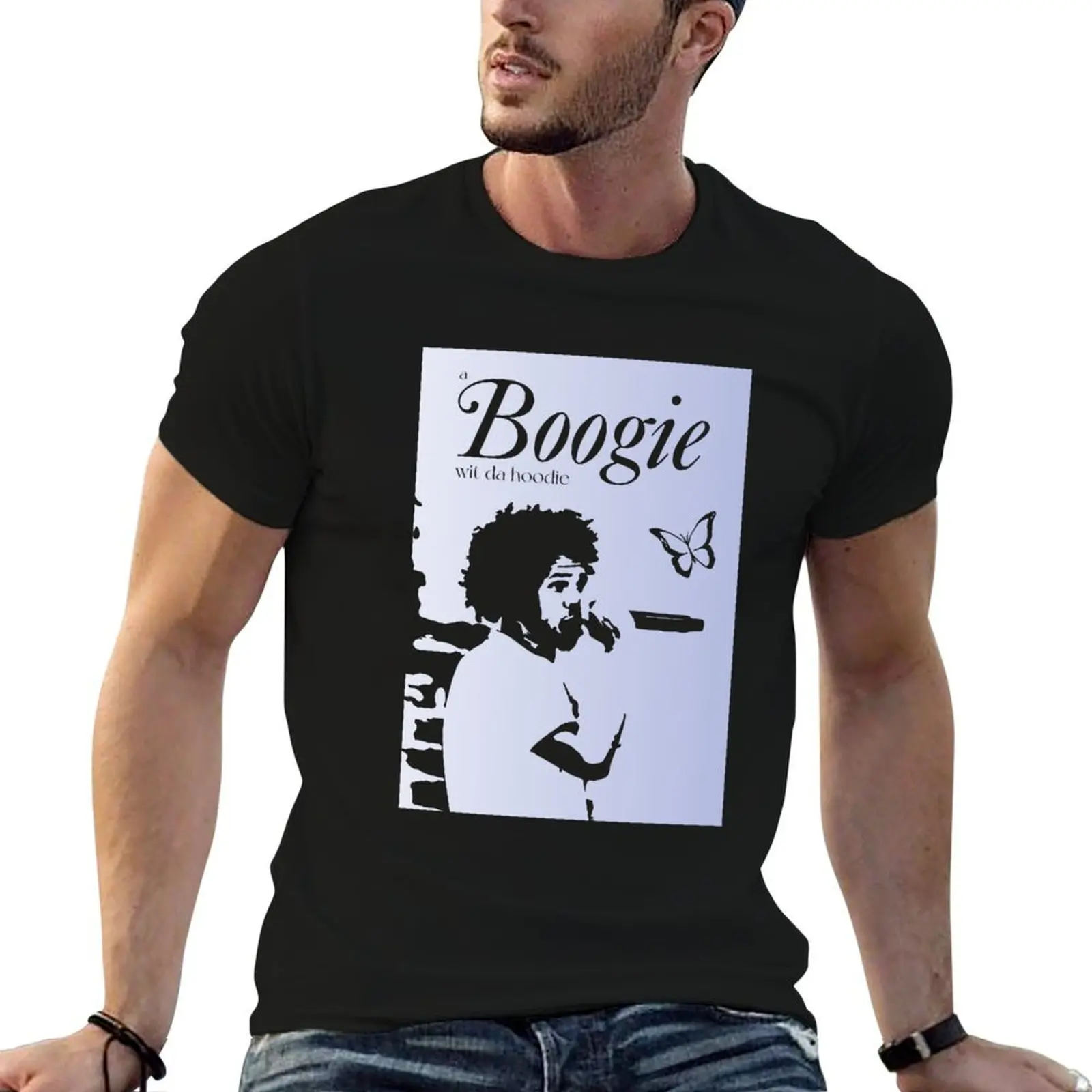 

vs Boogie Da wit Myself Poster T-Shirt shirts for man Album t fit Tshirt Hoodie A Me slim Sticker
