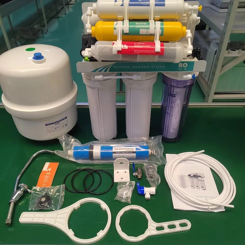 

Drinking water household osmotic membrane box reverse osmosis water filtration system