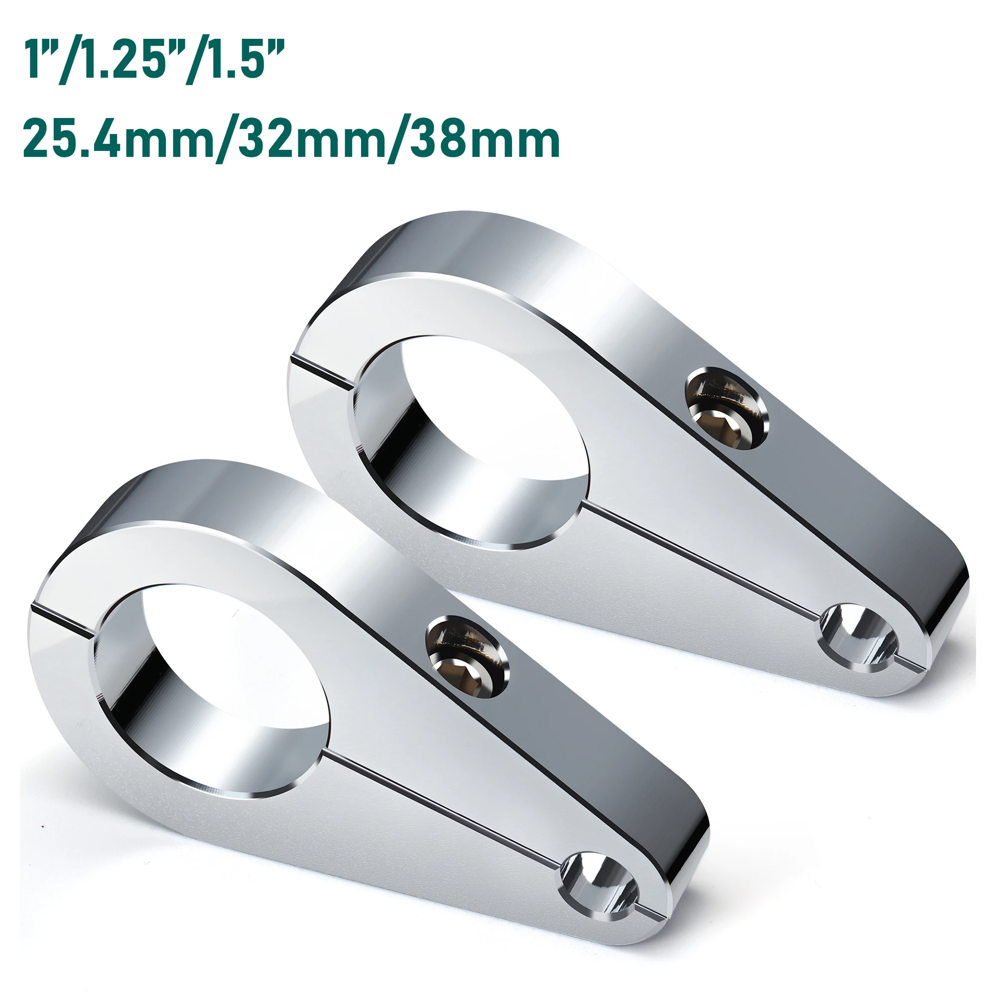 

1/1.25/1.5" Handlebar or Frame Mount Brake Line Throttle Clutch Cable Clamp Universal for Harley Touring Dyna Softail Sportster