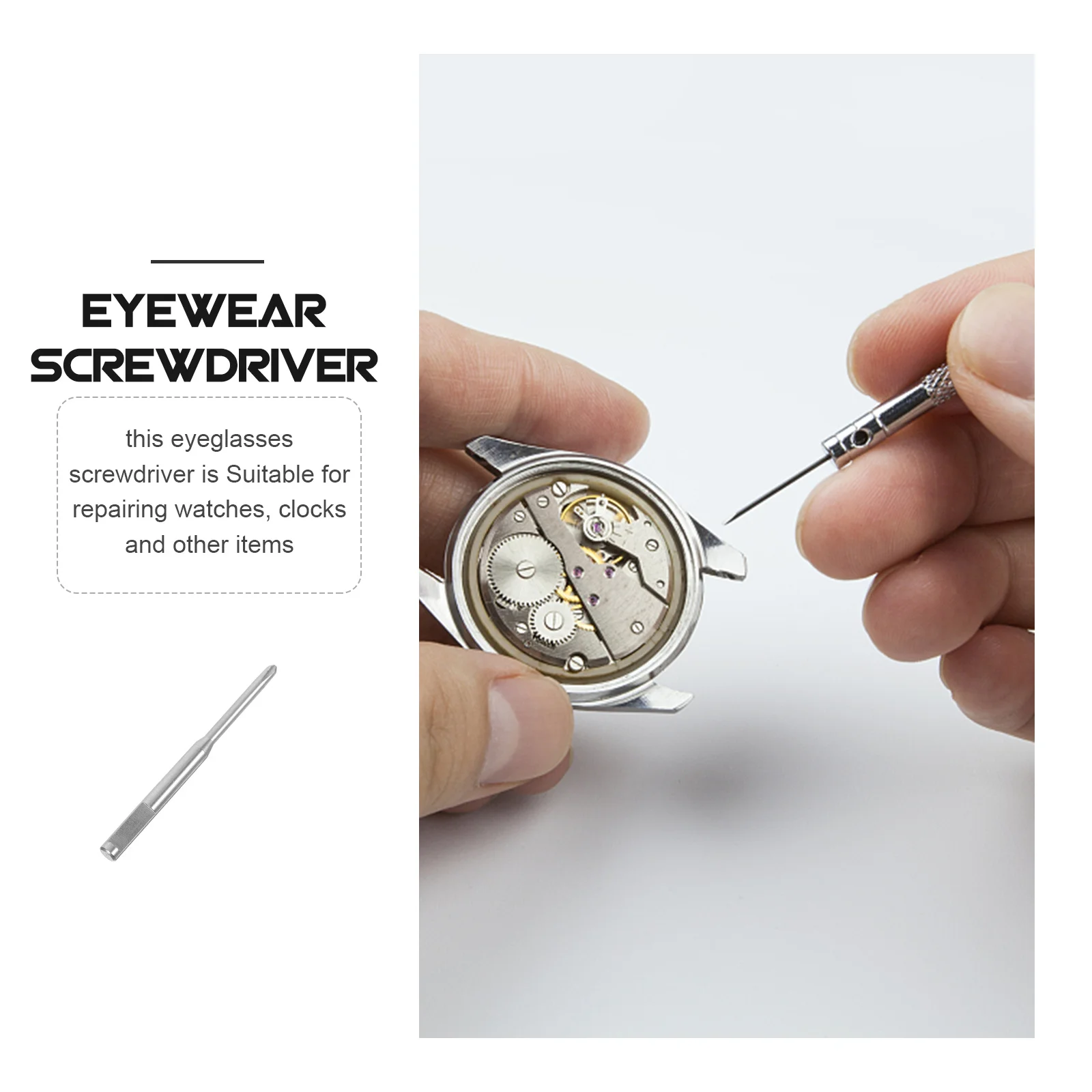 1.2 مللي متر الصليب تلميح مفك للنظارات ساعة إصلاح متعددة الوظائف نظارات مجموعة أدوات المحمولة أداة اليد الصغيرة