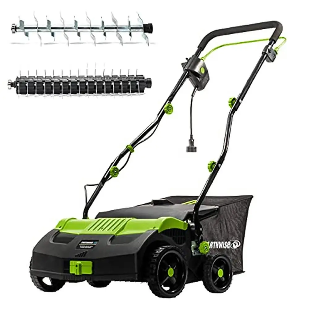 Corded Dethatcher Bundle with Scarifier Blade 16-Inch Width