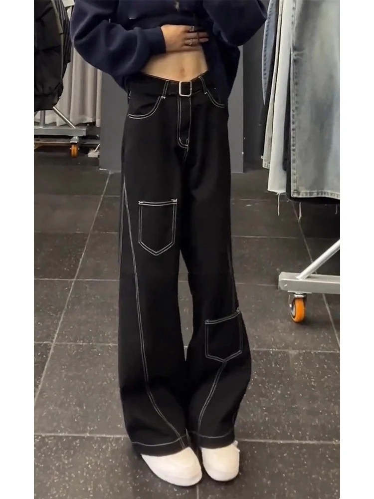 

Bla Cleanfit Workwear Jeans Men's Sle Autumn Faion American High Street Vibe Pants Micro Flared Straight Leg Trousers