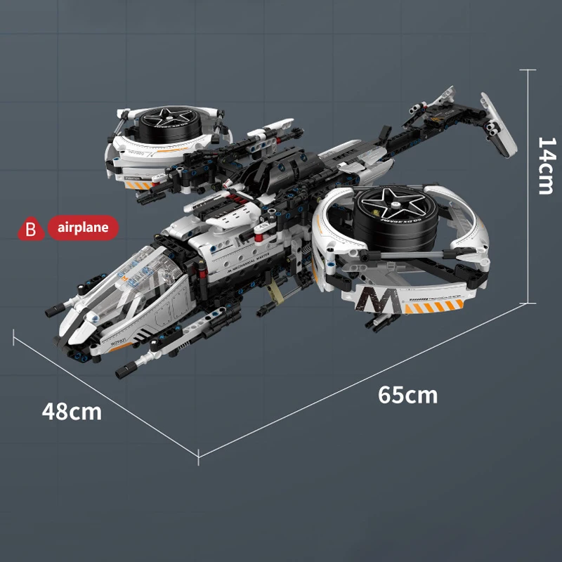 IN STOCK 9821 1861PCS MOC Idea 2IN1 Technical Sports Car Building Blocks Model Combat Aircraft Bricks Children\'s Toys Gift Set
