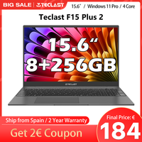 15.6 inch laptop Teclast F15 Plus 2 Celeron N4120 Windows 11 OS 8GB RAM 256GB SSD mini-HDMI full size keyboard