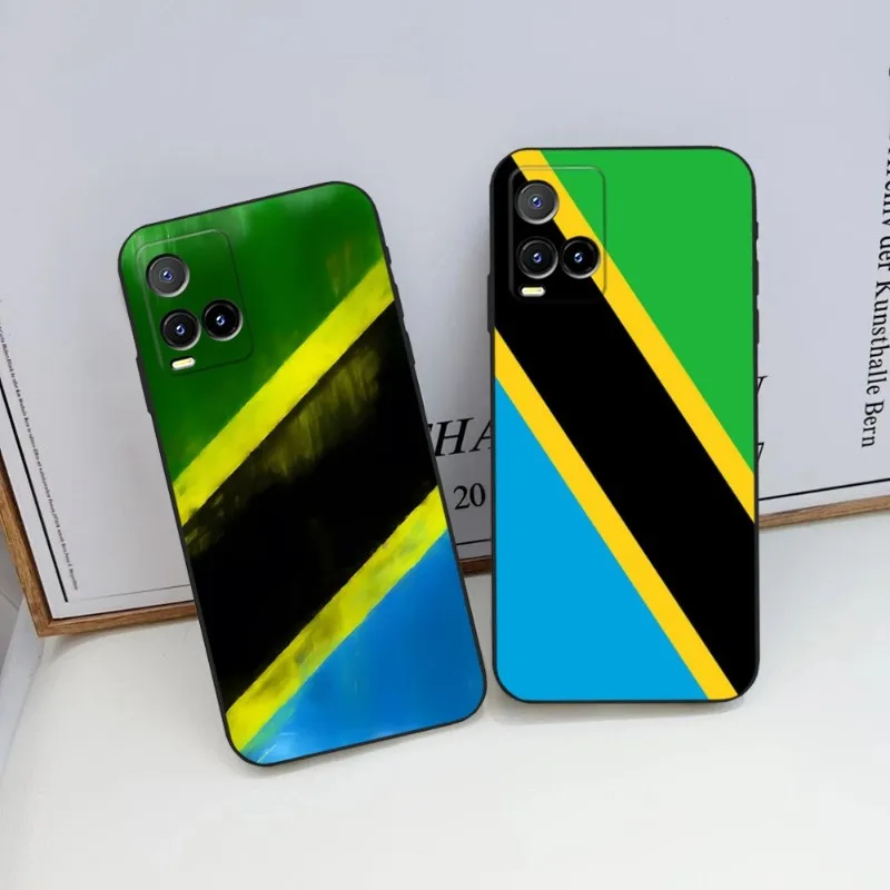 Tanzania National Flag Phone Case For VIVO T1 Y33S Y31 Y21 Y76S Y74S Y73 X80 NEO5 IQOO Z6 9 NEO05S S12PRO Y26S V23 PRO Cover