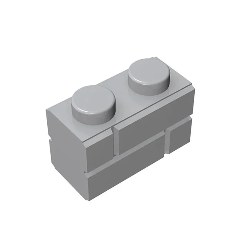 Piezas de bloques de construcción compatibles con MOC, piezas de bloques de construcción de perfil de albañilería, bricolaje educativo, 20 piezas, 98283, 1x2