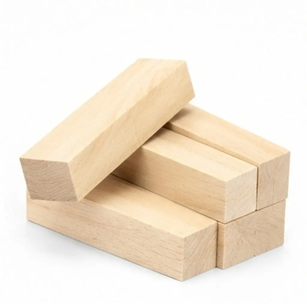 10Pcs DIY Wooden Plank Natural Color Small Wood Blocks Perfect for Craft Decorating Art Projects and Handmade DIY Wood Blocks