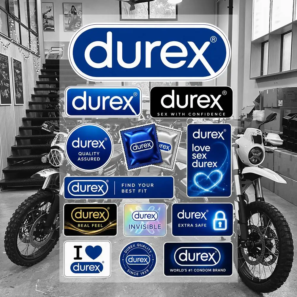 D-u-rE-x Ästhetische Graffiti Wasserfeste PVC-Aufkleber für Auto Motorrad Skateboard Helm Notizbuch