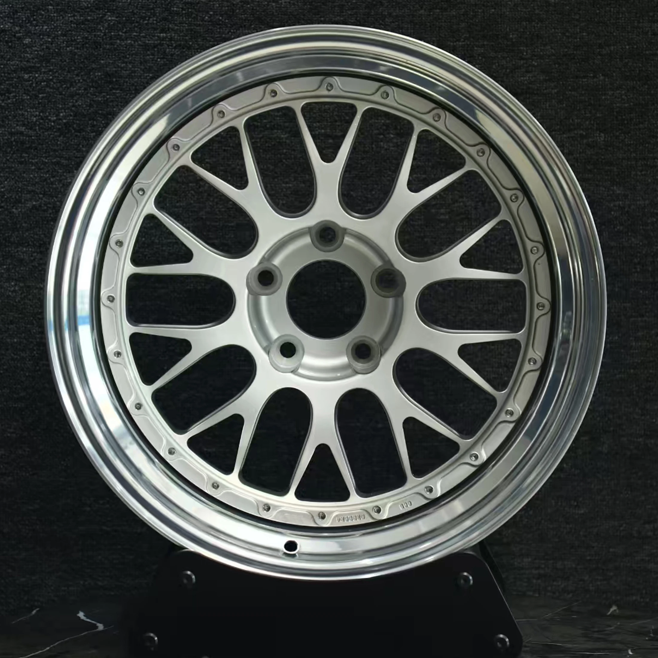 E88 E89 Three-piece Silver Deep Lip High Performance Passenger Car Wheel Sport Deep Dish Alloy Forged Wheels Rims