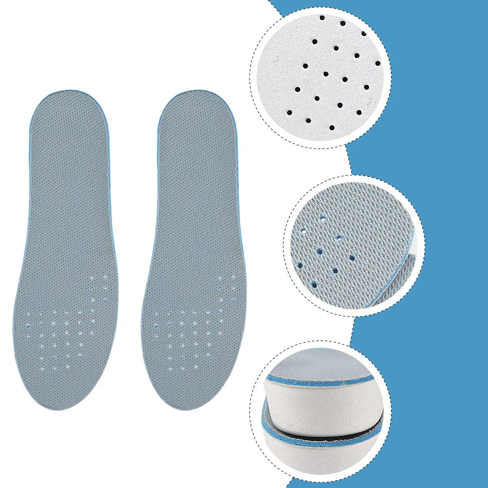 

1Pair Heightening Shoe Insoles Shockproof Breathable Lightweight Sports Pads Inner Cushioning for Foot Pain Relief
