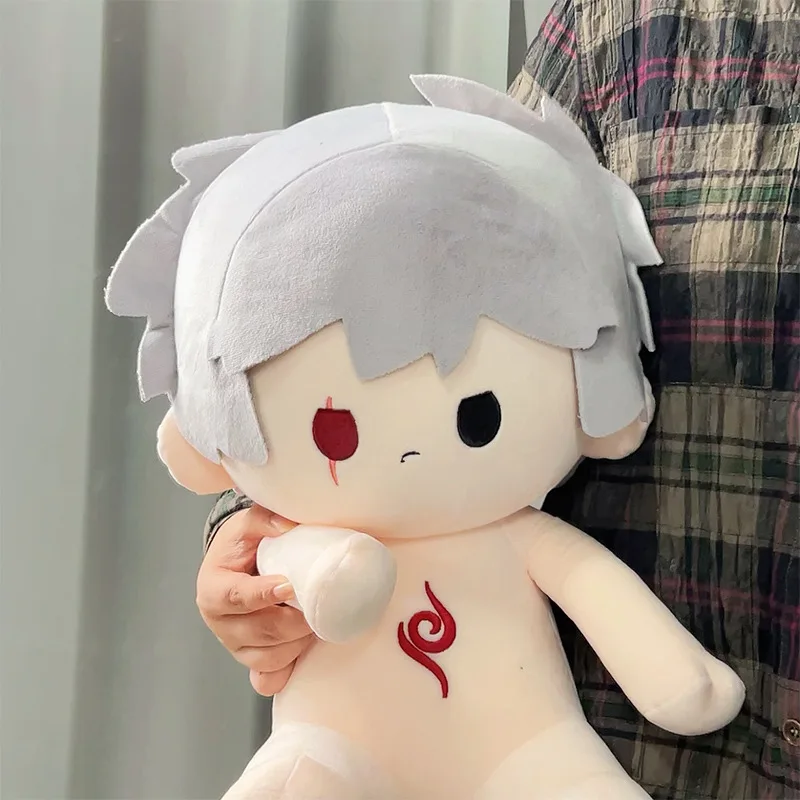 

Kawaii Anime Naruto Peripheral Toy Kakashi Throw Pillow 40cm Cute Cotton Doll Room Decoration Birthday Gift