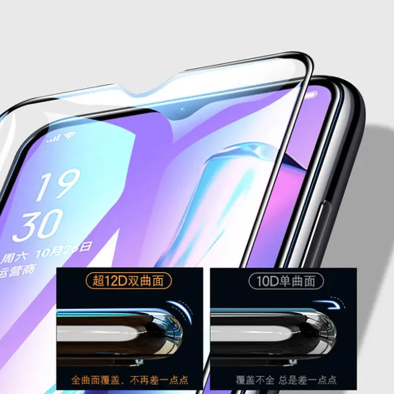 3D Full Glue Tempered Glass For OPPO A77 5G 2022 Full screen Cover Screen Protector Film For OPPO A77S A17 4G A17K