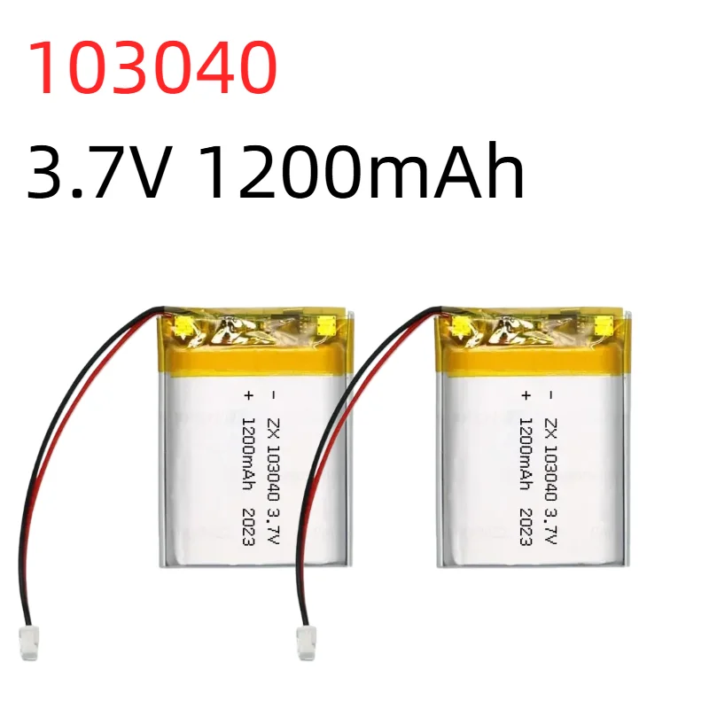 

3.7V 1200mAh 103040 Lipo Battery for Cabinet Induction Light UV Sterilizer Lamp Air Purifier Rechargeable Lithium Polymer Cell