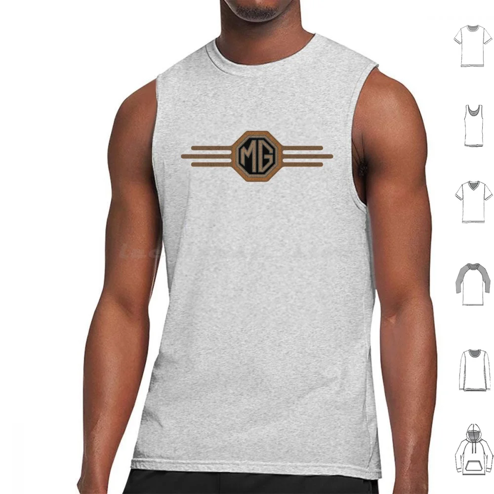 Mg Cars Tank Tops Print Cotton Mgb Mga Mgtd Driver Club England British Classic Vintage Mgc Midget Magnette Sports Car