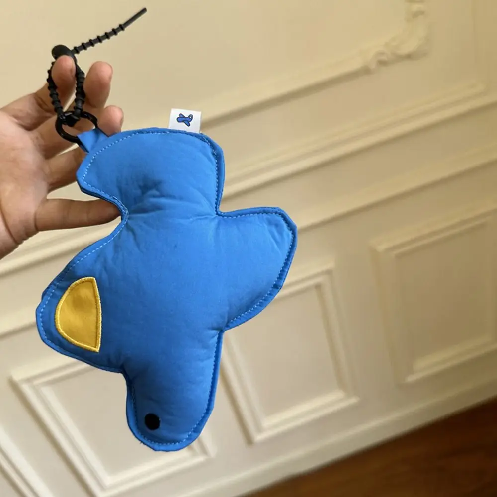 Porte-clés en peluche de dessin animé, clé d'animal drôle, JOShell, beurre, breloques en peluche, petit avion, porte-monnaie, accessoire de confrontation