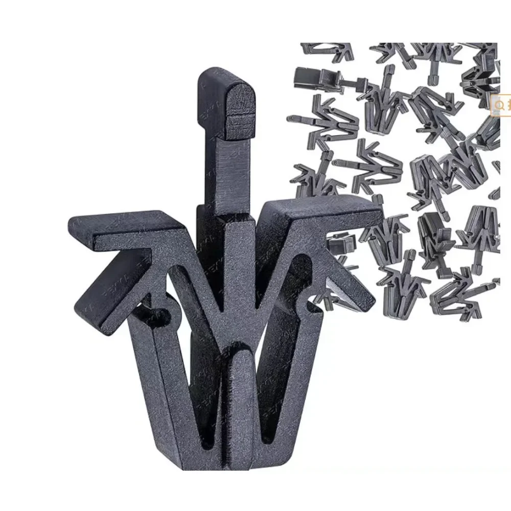 

50 шт. зажим для передней решетки 90467-12040 для Toyota Rav4 Tacoma 4runner, пряжка для карт Tacoma Bar, фиксированная пряжка, 0,67 дюйма, стабильные детали зажима