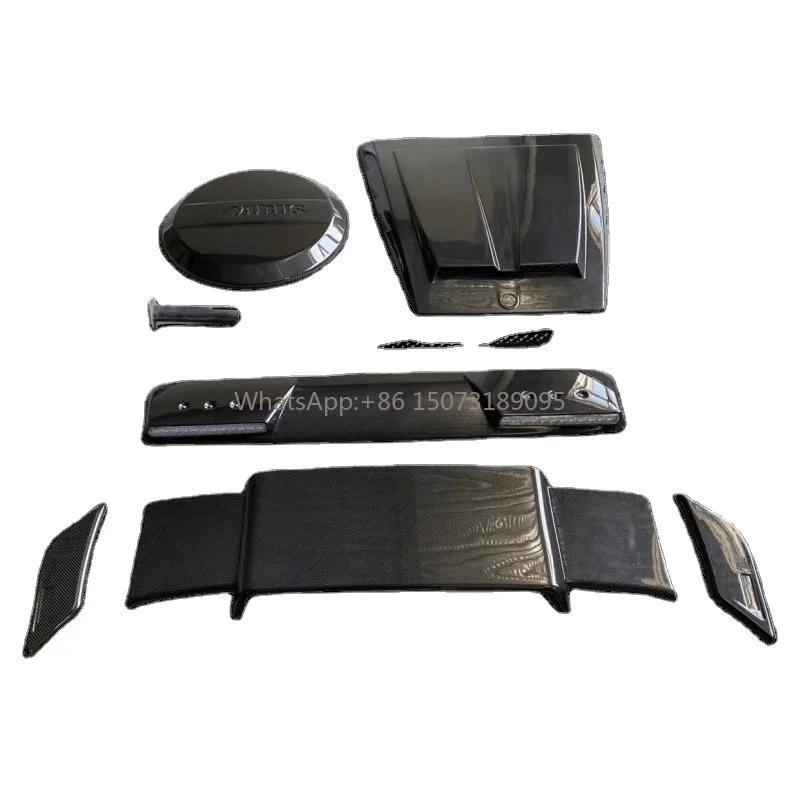 

Широкий корпус W464 W463 G63 из сухого углеродного волокна для Br-bu Rocket G900 Style Bodykit для Mercedes-Benz G-Class W464 G63 G500 G550 G800