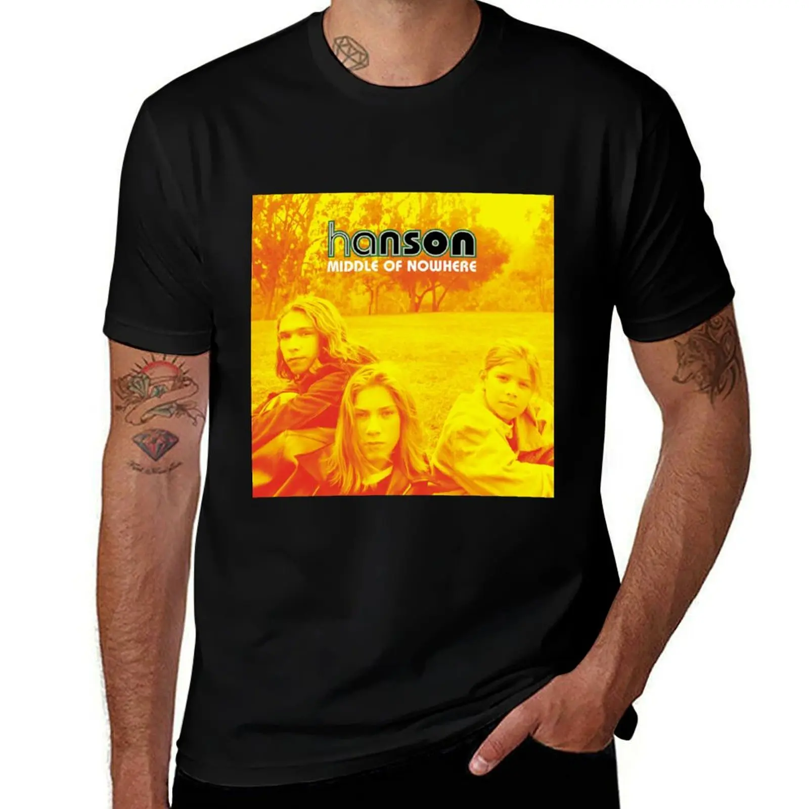 

nowhere t 100% cotton custom t shirt Hanson of shirt cotton pack T-Shirt print t shirts man middle