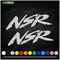 for Honda NSR Motorcycle Decal Fairing Windshield Decoration Helmet Fuel Tank Engine Logo Reflective Waterproof Sticker