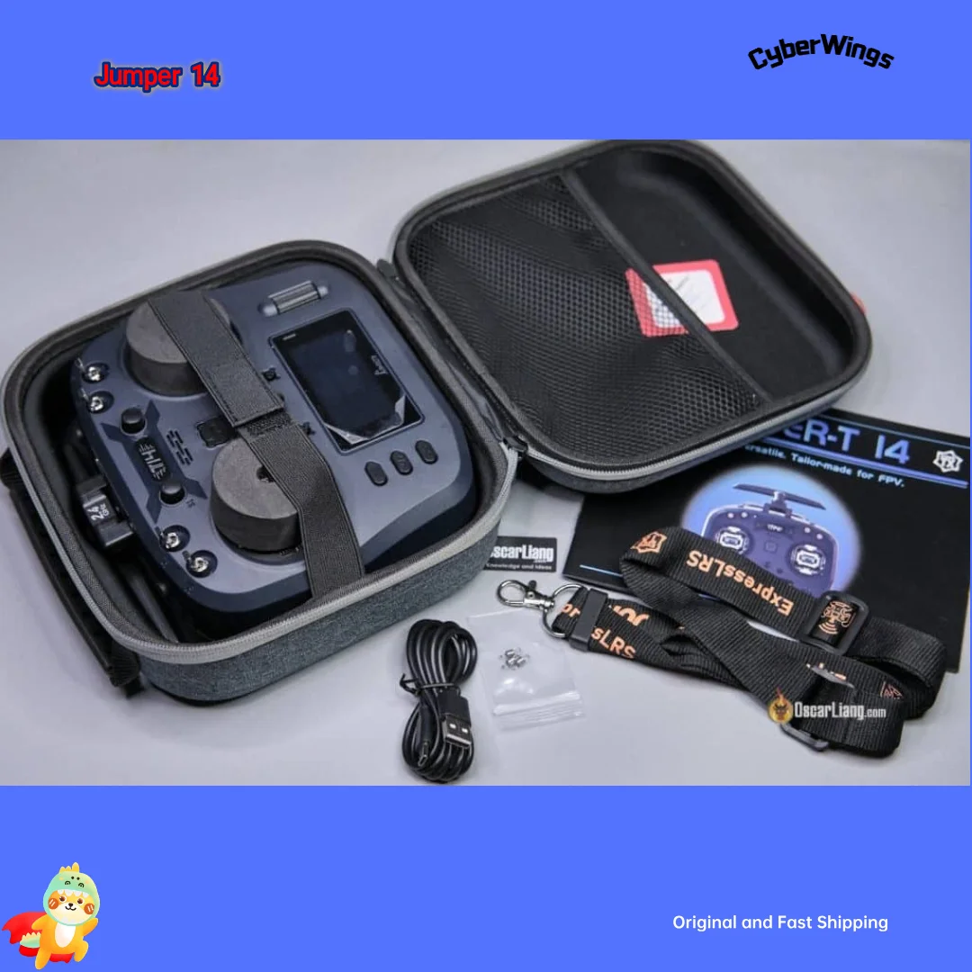 Jumper T14 Macaron Color 2.4GHz ELRS Hall Sensor Gimbals Pantalla OLED de 2,42" Controlador de radio EdgeTX