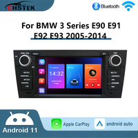 CHSTEK Car Radio Carplay Stereo Audio Bluetooth For BMW 3 Series E90 E91 E92 E93 2005-2014 Multimedia Navigation Player WIFI GPS