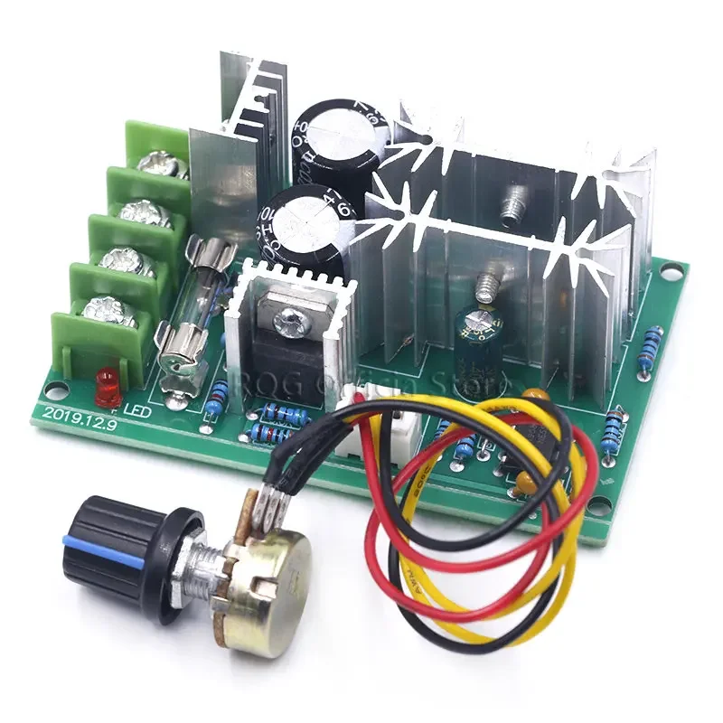 DC10-60V DC 10-60V Motor hız kontrol PWM Motor hız kontrol anahtarı 20A akım voltaj regülatörü yüksek güç sürücü modülü
