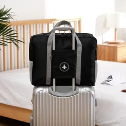 Large Capacity Foldable Airplane Bag Portable Travel Bag Lever Lift Sports & Fitness Organizer Storage Bag for Travel