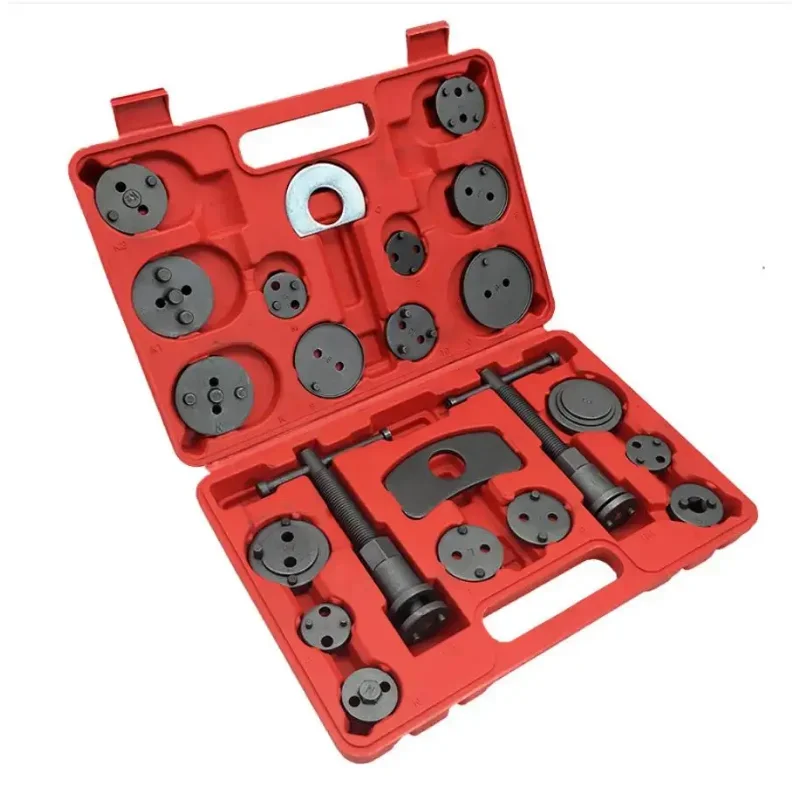 22PCS/Set Universal Auto Disc Brake Pad Caliper Regulator Rewind Wind Back Kit Brake Pump Piston Adjustment Car Repair Tools