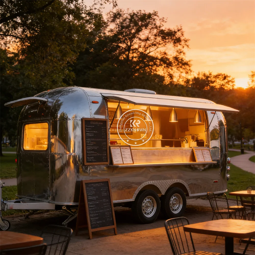 

Горячая распродажа: Мобильный фудтрак для кофе и еды, коммерческий кейтеринг-прицеп, высококачественный уличный прицеп для напитков и еды